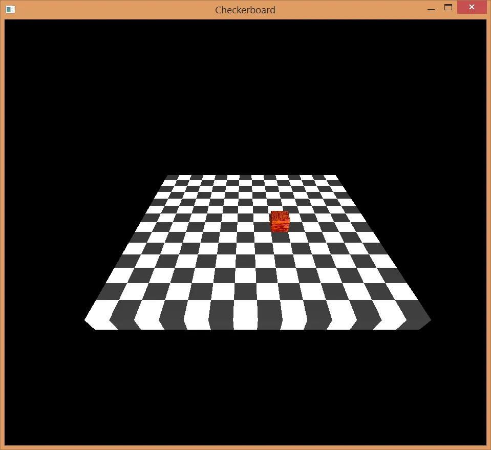 FreeD rendering a chessboard